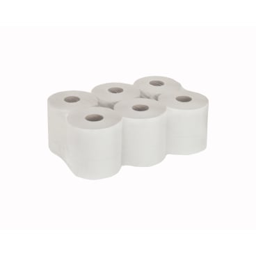 Rollenhandtuchpapier 1-lagig in Weiß - Hygienepapierrolle für medizinische Einrichtungen - Med-Praxisbedarf