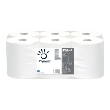 Rollenhandtuchpapier UNIMATIC NATURE - 1-lagiges Hygienepapier für medizinische Einrichtungen - Med-Praxisbedarf
