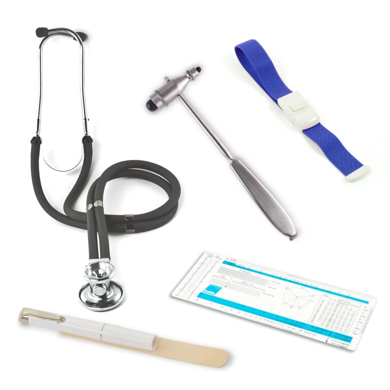Studenten-Set Basic Verwendung des Blutdruckmessgeräts mit Manschette und Manometer - Med-Praxisbedarf
