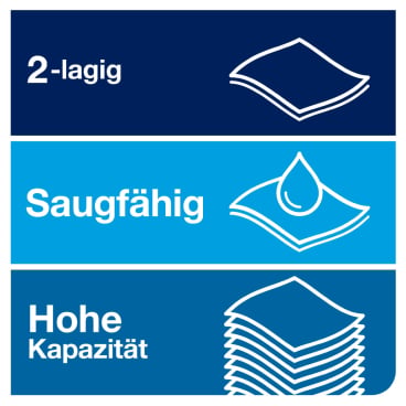 Weiße Handtuchrolle Tork Matic® 150m - H1-kompatibel, 21 cm breit für gewerbliche Nutzung - Med-Praxisbedarf