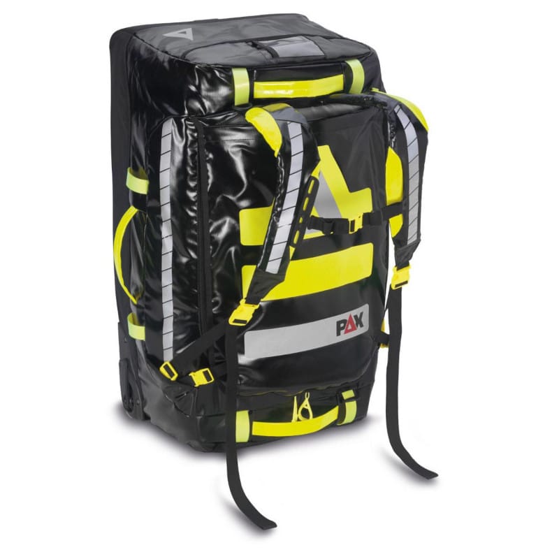 PAX Stuff-Bag Trolley im Einsatz - mobile Notfalltasche für Klinik und Rettungsdienst mit robusten Rollen - Med-Praxisbedarf