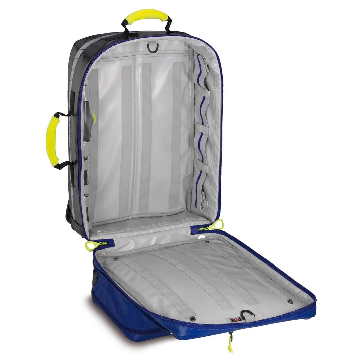 PAX Wasserkuppe L - AED geöffnet - Innenfächer, Organisation neben AED - Med-Praxisbedarf