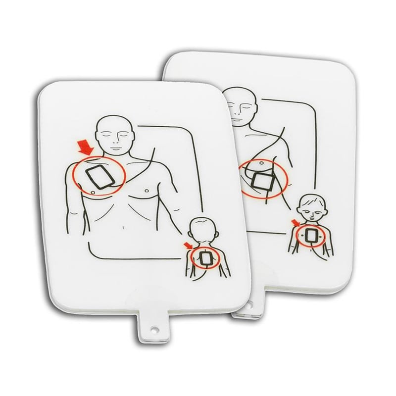 Ersatzpads für Prestan AED UltraTrainer - spezielle Trainings-Elektroden, originales Zubehör - Med-Praxisbedarf