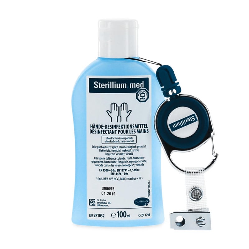 BODE Kittelflaschenhalter - Halterung für 50ml und 100ml Sterillium Flaschen - Med-Praxisbedarf