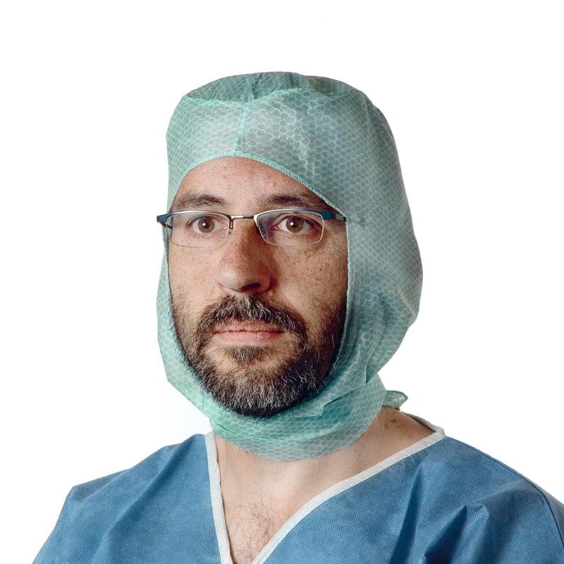Foliodress Cap Comfort Astro OP-Haube - mit langen Kinnbändern für Vollschutz, Einmalgebrauch - Med-Praxisbedarf