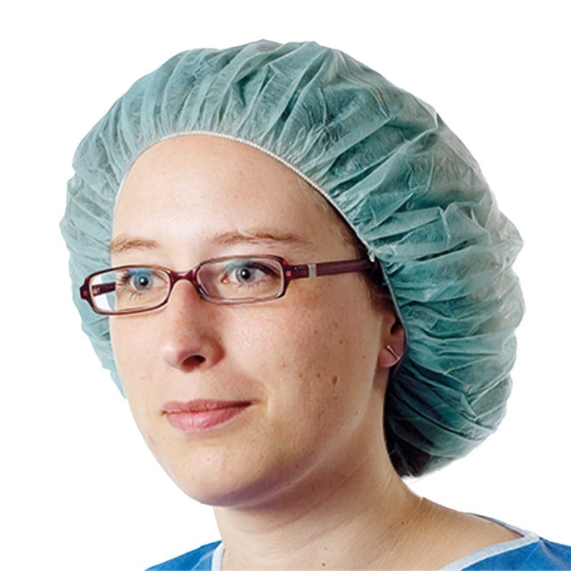 OP-Barett Foliodress Cap Comfort Universal - Angepasste Kopfform, für medizinische Einmalnutzung - Med-Praxisbedarf