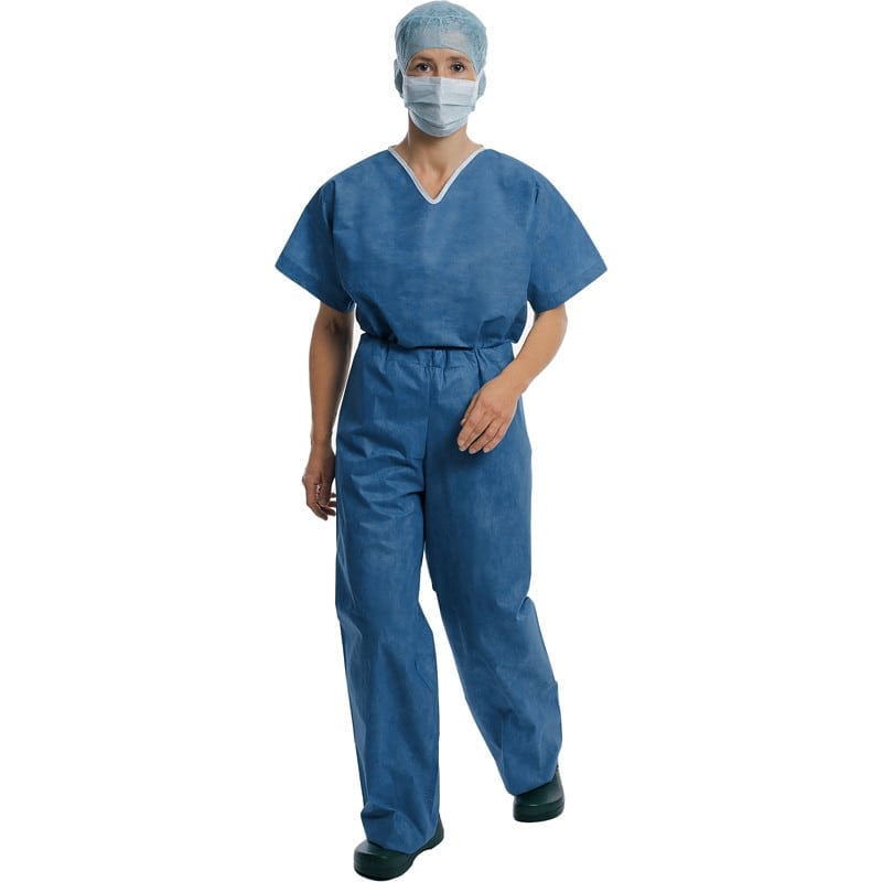 Foliodress OP-Bekleidung Einweg-Kittel und Hose - für sterile Bereiche, klinische Umgebung - Med-Praxisbedarf