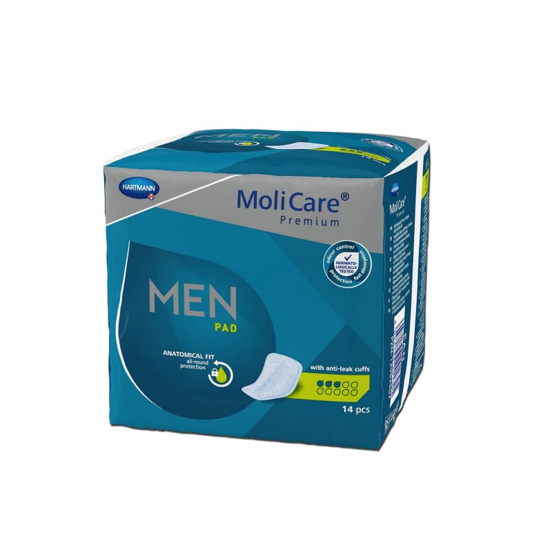 MoliCare Premium MEN PAD Größe L - für starke Blasenschwäche, diskret - Med-Praxisbedarf