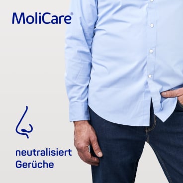 MoliCare Men Pants auf weißem Hintergrund - Produktdetail, Höschen für Männer - Med-Praxisbedarf