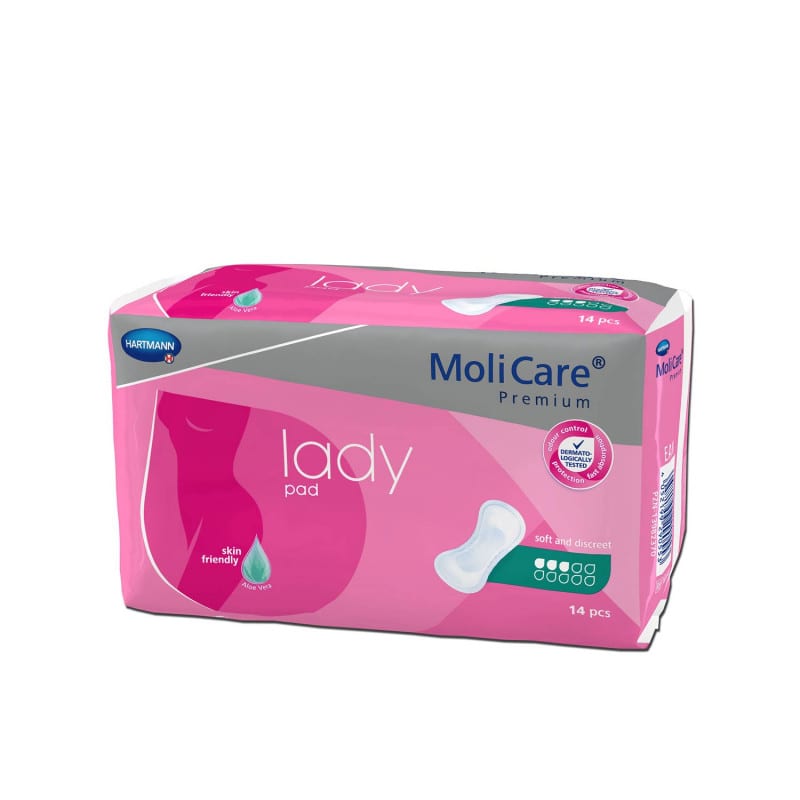 MoliCare Premium lady pad bei Blasenschwäche - anatomische Passform, trockenes Hautgefühl - Med-Praxisbedarf