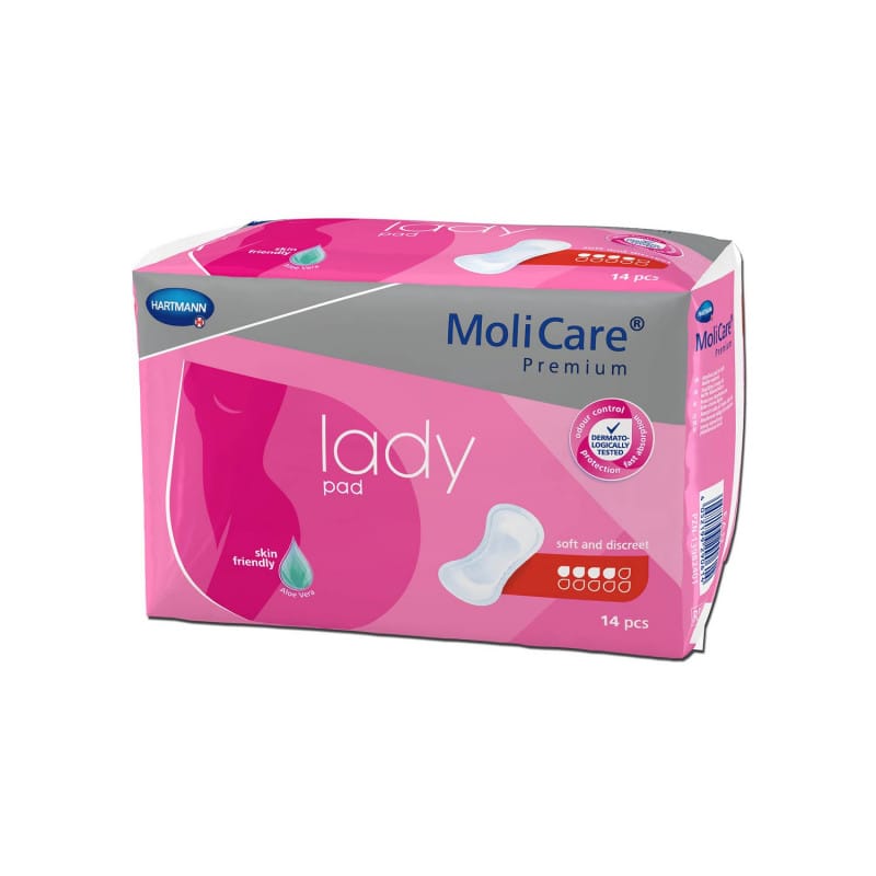 Damen Inkontinenzeinlage MoliCare Premium lady pad - weich, hautfreundlich, geruchsbindend - Med-Praxisbedarf
