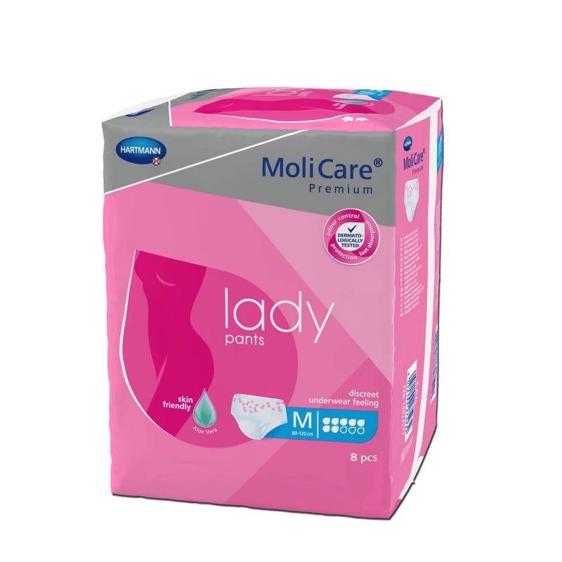 MoliCare Premium Lady Pants Inkontinenzslips für Damen - Einweghosen, diskret und saugstark - Med-Praxisbedarf
