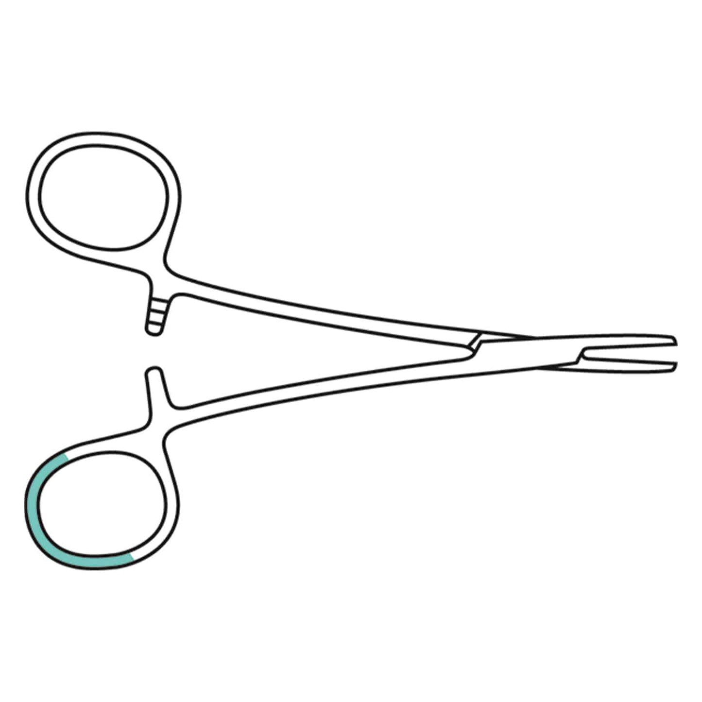 Nadelhalter Mayo-Hegar gerade von Hartmann - Einmalinstrument in 12, 14 oder 16 cm Länge - Med-Praxisbedarf