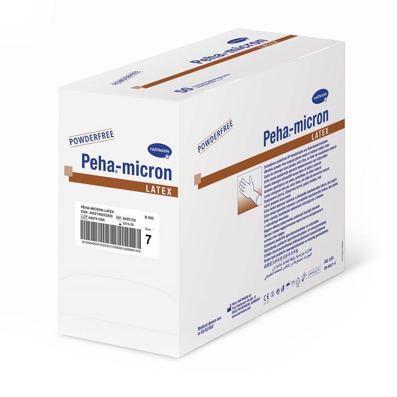 Sterile OP-Handschuhe Peha-micron latex - aus weichem Latex für präzise Arbeiten - Med-Praxisbedarf