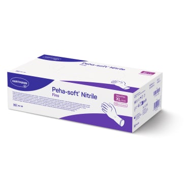 Latexfreie Einmalhandschuhe Peha-soft nitrile - puderfrei für medizinische Untersuchungen, Größen S-XXL - Med-Praxisbedarf