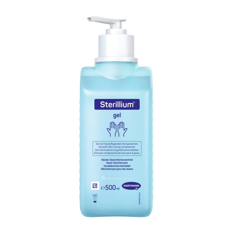 Sterillium Gel Händedesinfektion 1 Liter Gebinde - alkoholbasiertes Gel für hohe Hygienestandards - Med-Praxisbedarf