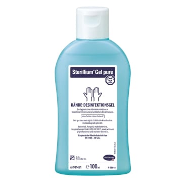 Sterillium Gel pure Händedesinfektion Packung - 6x500ml Gebinde, parfümfreies Desinfektionsmittel - Med-Praxisbedarf