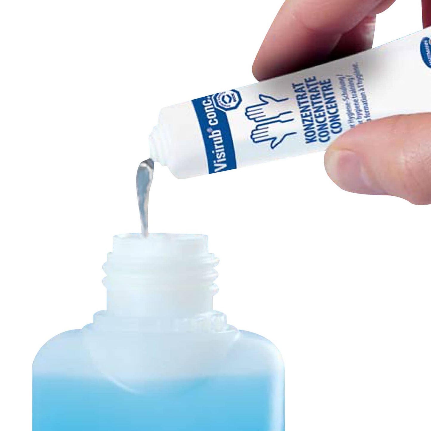 Flasche Visirub conc. von Paul Hartmann - Konzentrat zur Überprüfung der Händehygiene - Med-Praxisbedarf