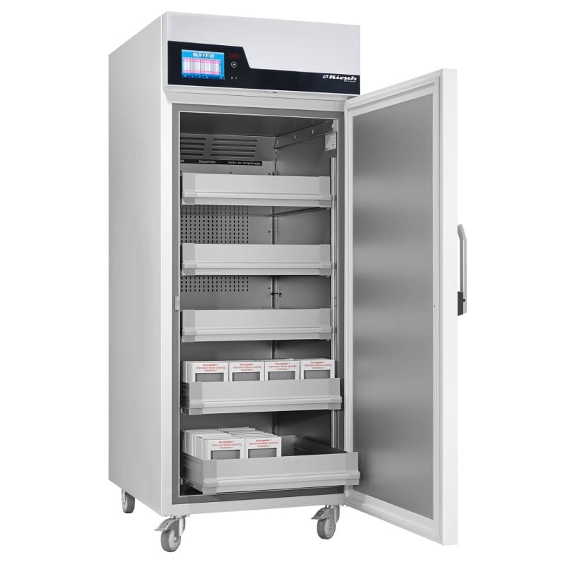 Medizinischer Blutplasma-Gefrierschrank KIRSCH - automatische Temperaturkontrolle für Praxen und Einrichtungen - Med-Praxi...