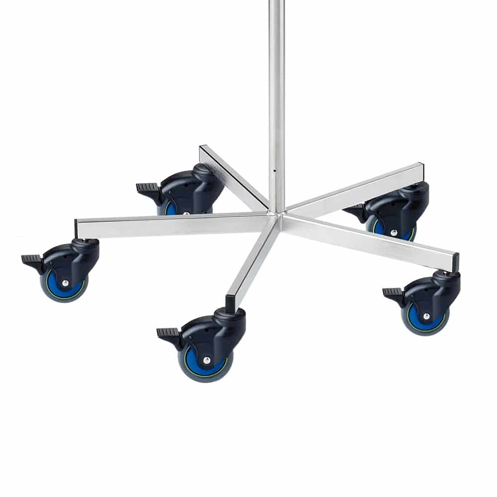 Mobiler Infusionsständer mit beschwertem Fuß - von Provita für Transport und sicheren Stand von Infusionsgeräten - Med-Pra...