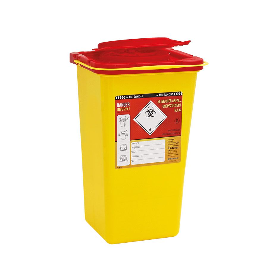 Kanülensammler Safe-Box - praktischer Entsorgungsbehälter für den medizinischen Bereich - Med-Praxisbedarf