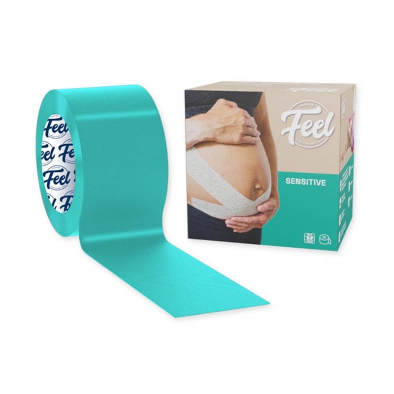 Feel Sensitive Tape Nahaufnahme der Materialstruktur - hautfreundlich und flexibel - Med-Praxisbedarf