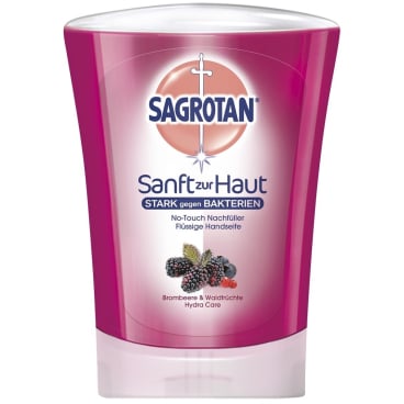 SAGROTAN Healthy No-Touch Nachfüller geöffnet - Flüssigseife für berührungsfreie Spendersysteme - Med-Praxisbedarf