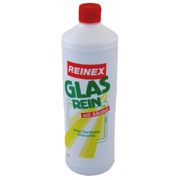 Scheibenreiniger Reinex Glasrein - entfernt hartnäckige Verschmutzungen, streifenfrei - Med-Praxisbedarf