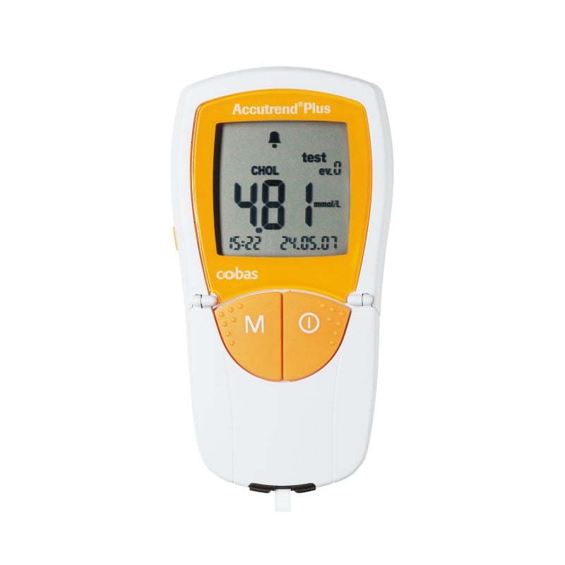 Accutrend Plus Blutanalysegerät von Roche - misst Cholesterin und Triglyzeride, für die Praxis - Med-Praxisbedarf