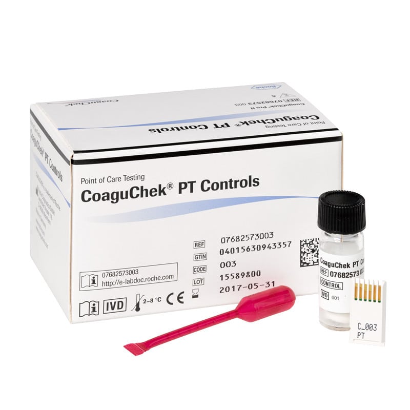 CoaguChek PT Controls Kontrolllösung - für Qualitätskontrolle am Pro II Gerät