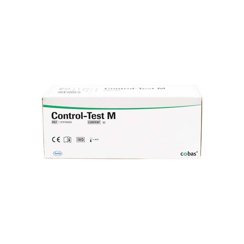Control Test M von Roche - Teststreifen für Harnanalysegerät Urisys 1100 zur Qualitätskontrolle - Med-Praxisbedarf
