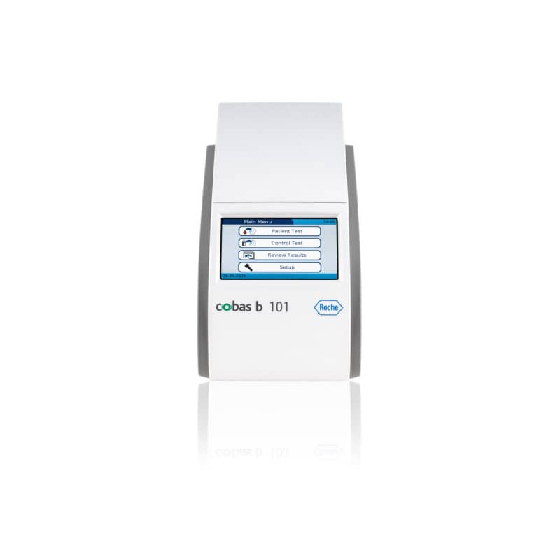 cobas b 101 System Point-of-Care Gerät - kompakte Maße 135 x 184 x 234 mm für Labor und Praxis - Med-Praxisbedarf