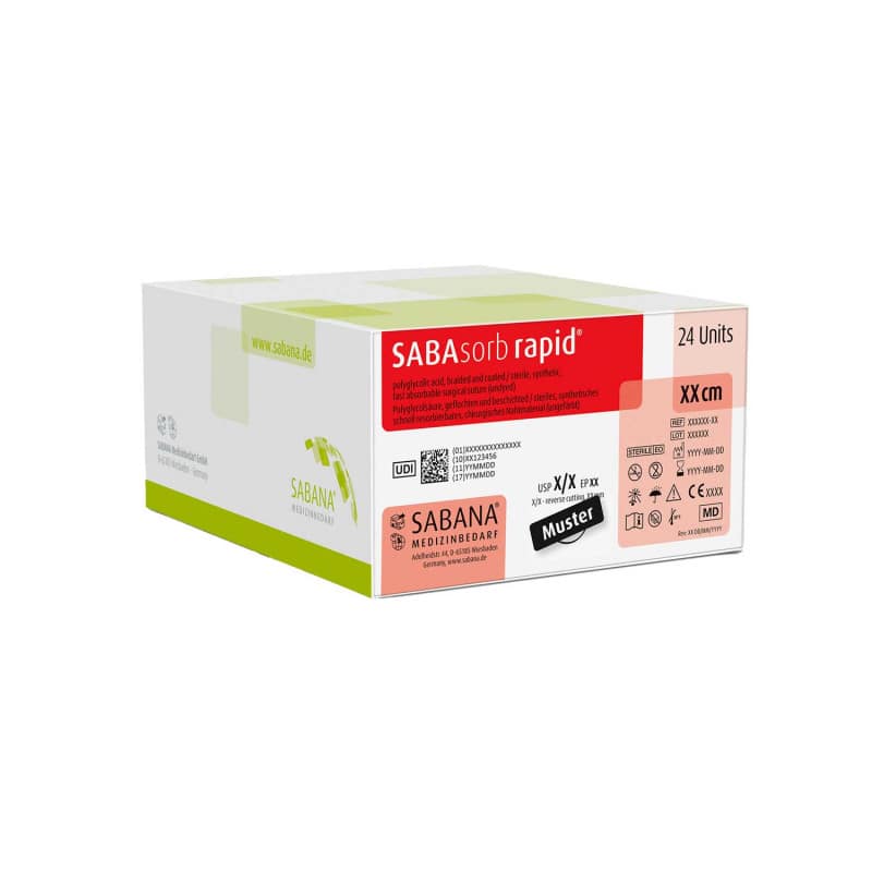 SABAsorb rapid chirurgisches Nahtmaterial - für Kliniken und Arztpraxen - Med-Praxisbedarf