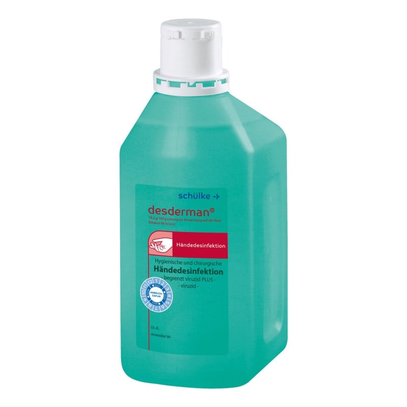 Desderman® Händedesinfektion im praktischen Kanister - alkoholisches Präparat, parfümfrei - Med-Praxisbedarf