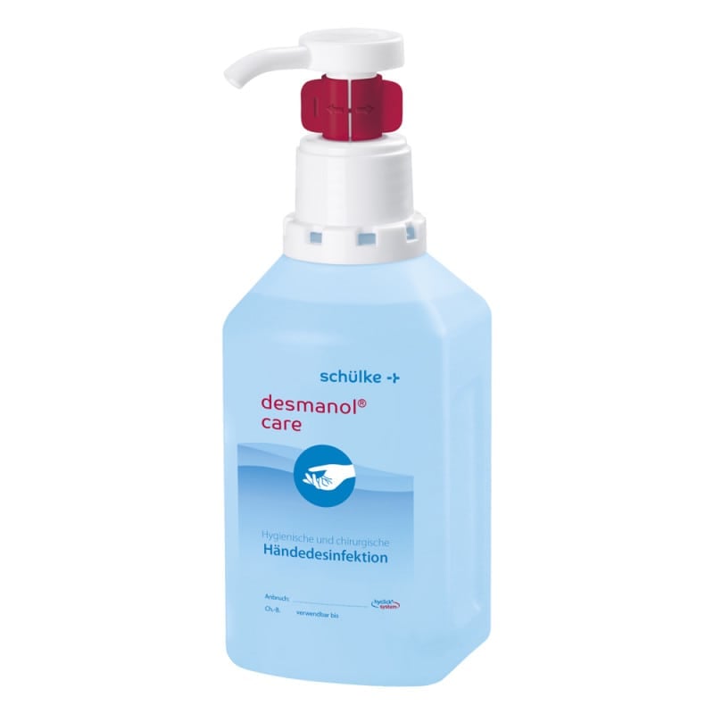 Desmanol® care Händedesinfektion praktische Größe - alkoholisches Einreibepräparat, rückfettend - Med-Praxisbedarf
