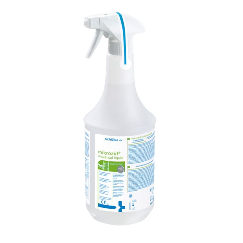 Schülke mikrozid universal liquid Flächendesinfektionsmittel - gebrauchsfertige Schnelldesinfektion - Med-Praxisbedarf