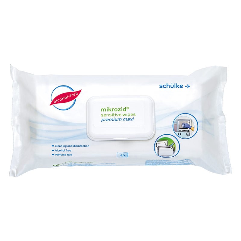 Premium Desinfektionstücher Mikrozid sensitive wipes - schnelle und umfassende Flächendesinfektion - Med-Praxisbedarf