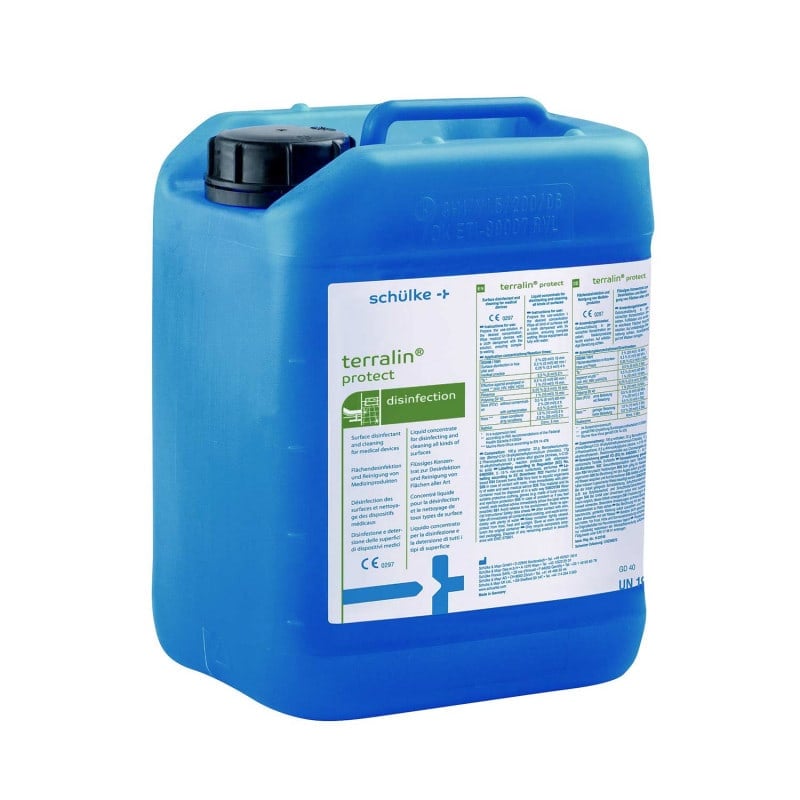 Schülke terralin protect Flächendesinfektionsmittel Anwendung - Gebrauchsfertige Lösung für Oberflächen, Flasche - Med-Pra...