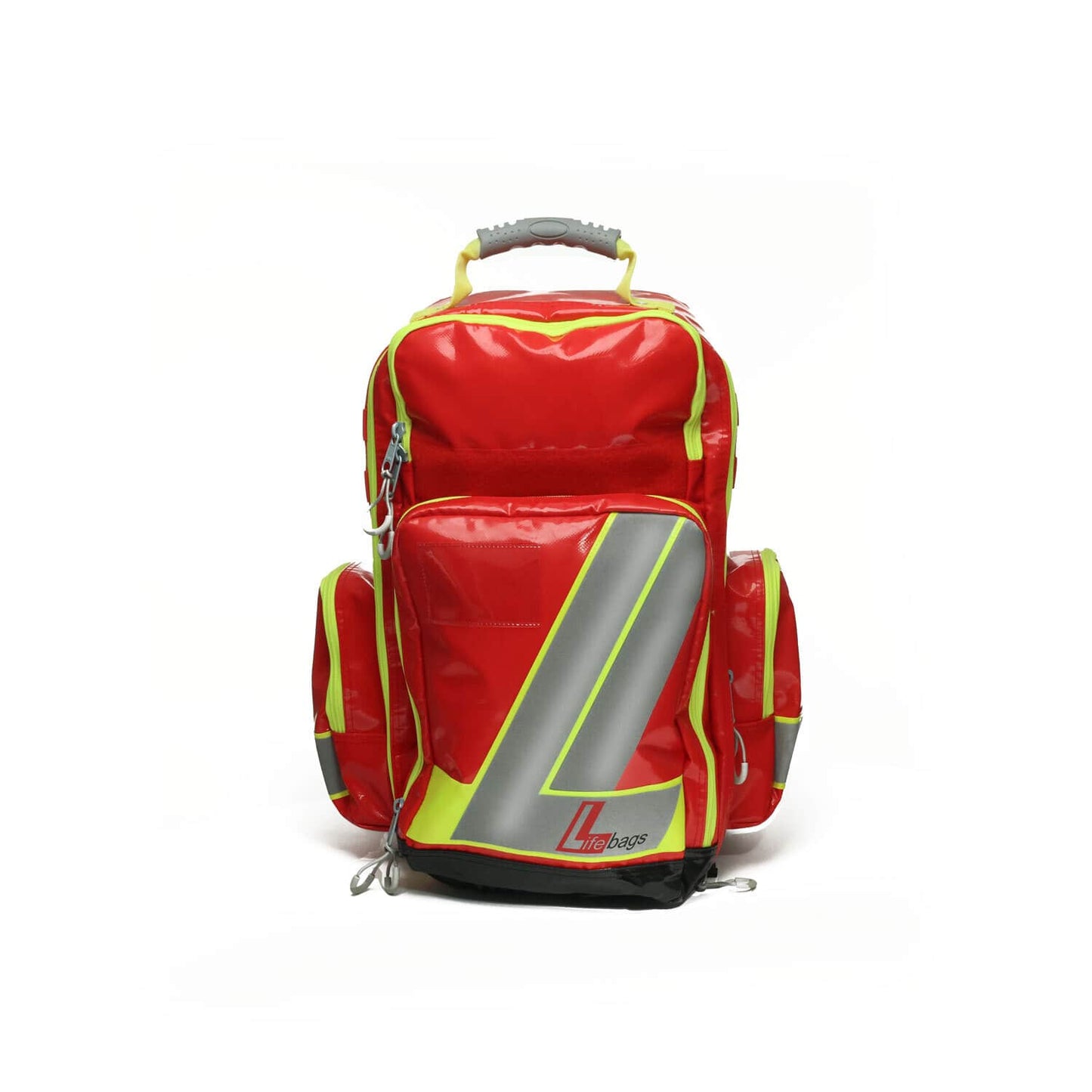 Lifebag L von Söhngen - Detailansicht der robusten Tragegriffe und Verschlüsse - Med-Praxisbedarf