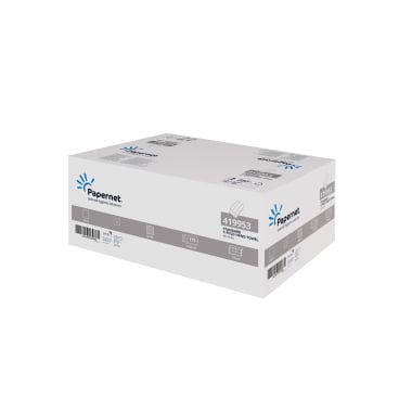 Papernet Papierhandtücher C-Falz 1-lagig - Aus recyceltem Papier für Praxen und Kliniken - Med-Praxisbedarf