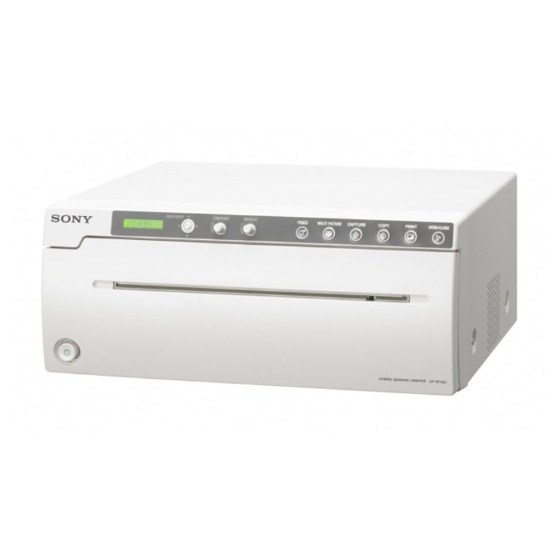 SONY A4 Thermodrucker Schwarzweiß - Frontansicht des kompakten Druckers für medizinische Bilddokumentation - Med-Praxisbedarf