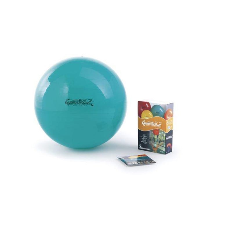 RÖWO Pezzi Gymnastikball orange - Physioball mit rutschfester Oberfläche für sichere Anwendung - Med-Praxisbedarf