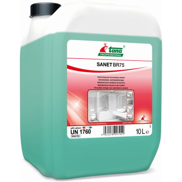 TANA SANET BR 75 Sanitärreiniger Flasche - Konzentrat für Sanitärbereich, hochwirksam - Med-Praxisbedarf