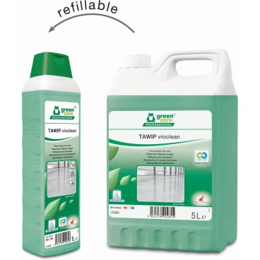 TANA green care TAWIP vioclean Wischpflege Flasche - Konzentrat für Böden, ergiebig, mit Sprühkopf - Med-Praxisbedarf