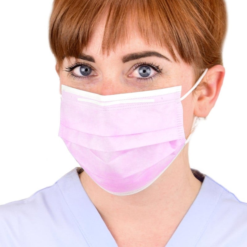 OP-Mundschutz 3-lagig geöffnete Verpackung - zeigt einzelne medizinische Masken - Med-Praxisbedarf
