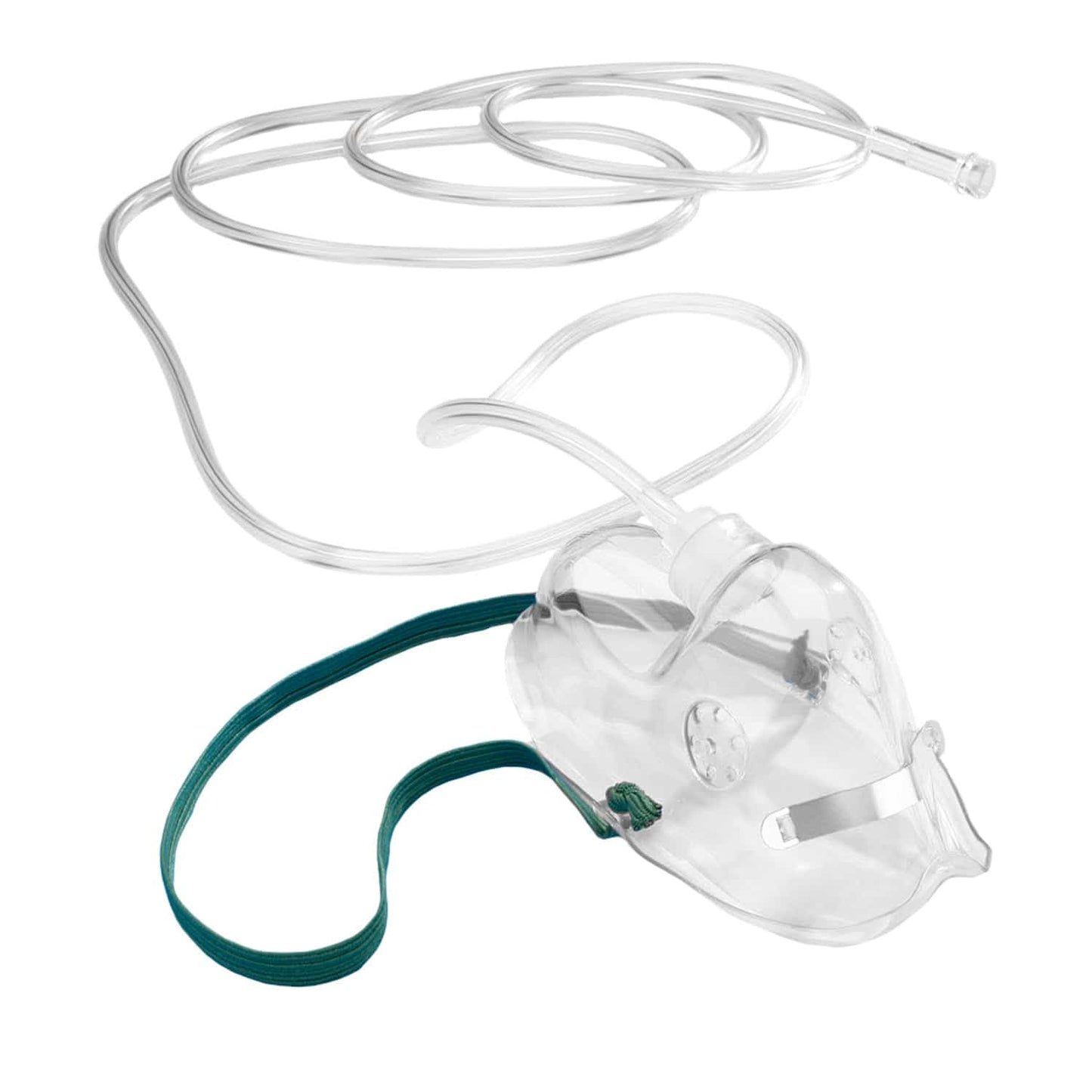 Sauerstoffmaske für Erwachsene - Schlauchlänge 210 cm, von Teqler für medizinische Einrichtungen - Med-Praxisbedarf