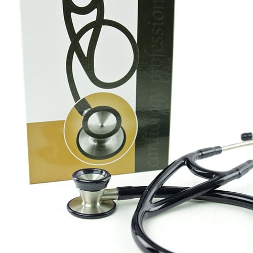 Kardiologie-Stethoskop professional 200 - Komplettes Set inklusive Membran und Trichter - Med-Praxisbedarf