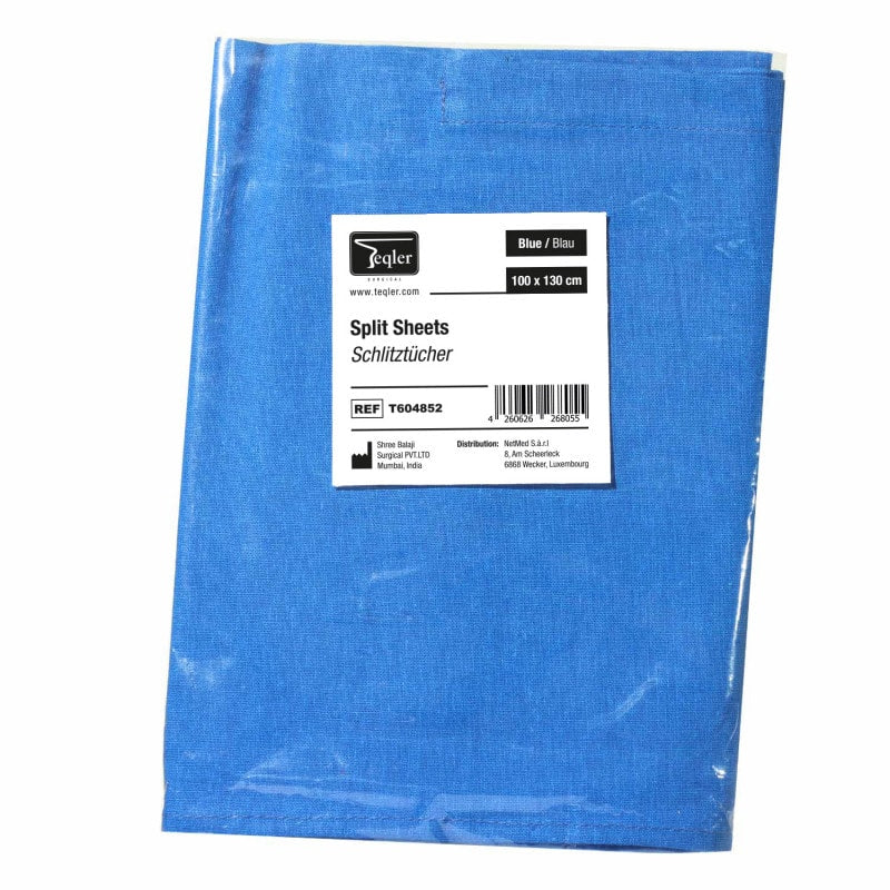 OP-Bereich Abdecktuch mit Schlitz - wiederverwendbar aus Baumwolle, 14 cm Öffnung - Med-Praxisbedarf