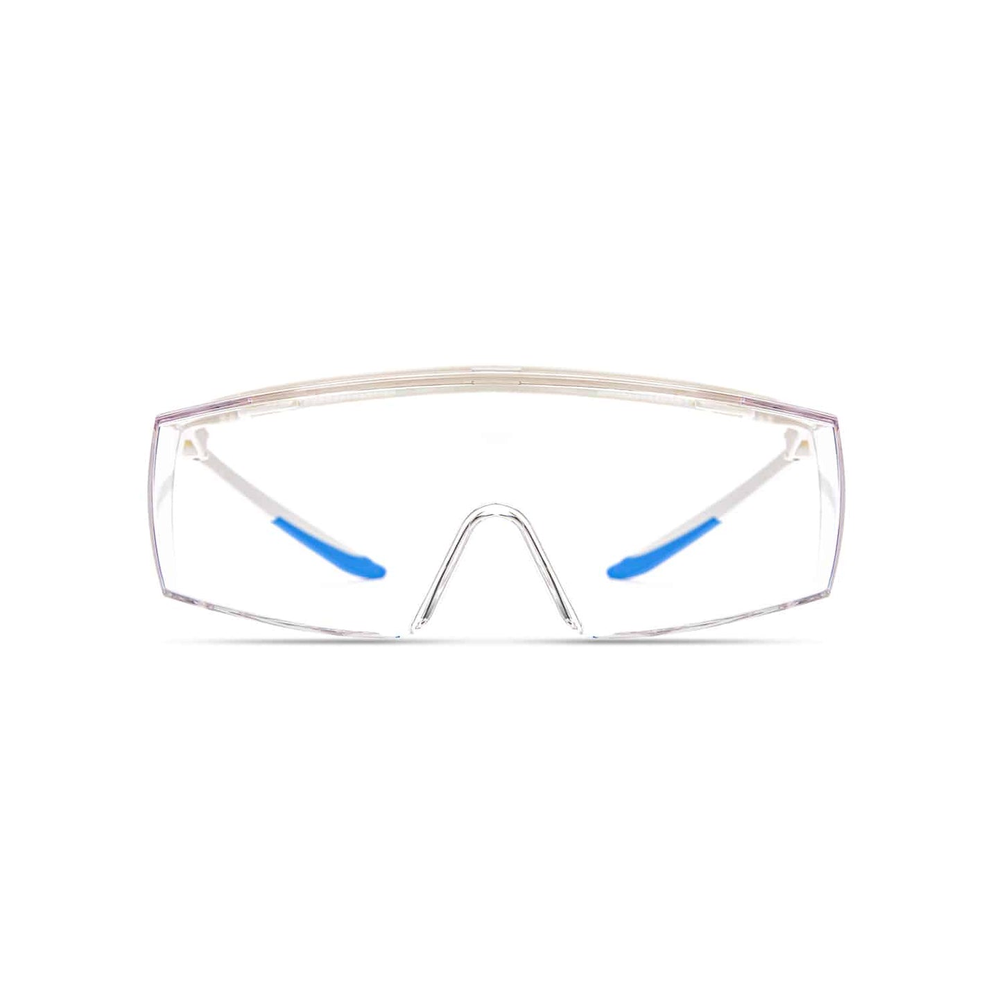 uvex super f OTG CR Schutzbrille transparent - für Arztpraxis und Pflege, klare Sicht - Med-Praxisbedarf