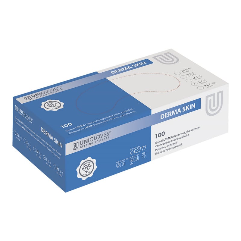 Einweghandschuhe Unigloves - hypoallergen, für sensible Haut - Med-Praxisbedarf